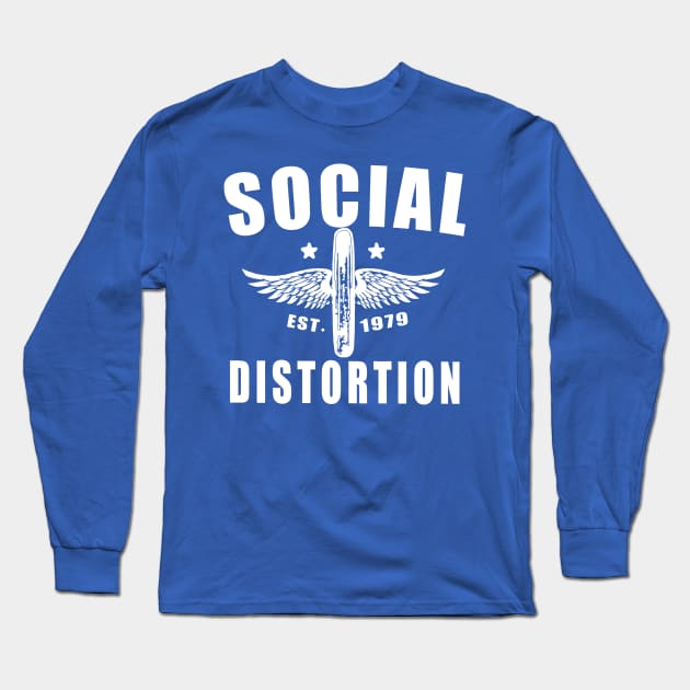 social 1978 distortion 3 Long Sleeve T-Shirt by soanem